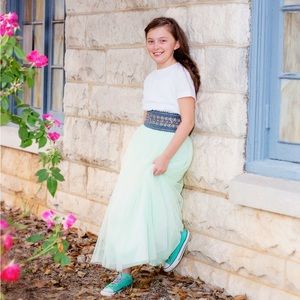 BHLDN Anthropologie tulle skirt size 2